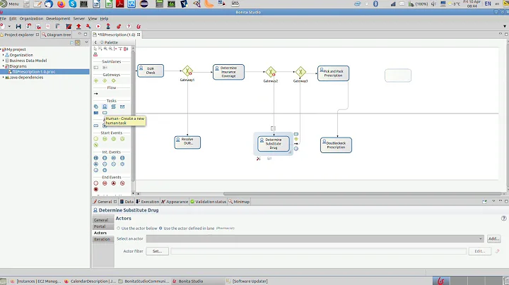 Specifying a simple process in Bonita Studio (Tuto...