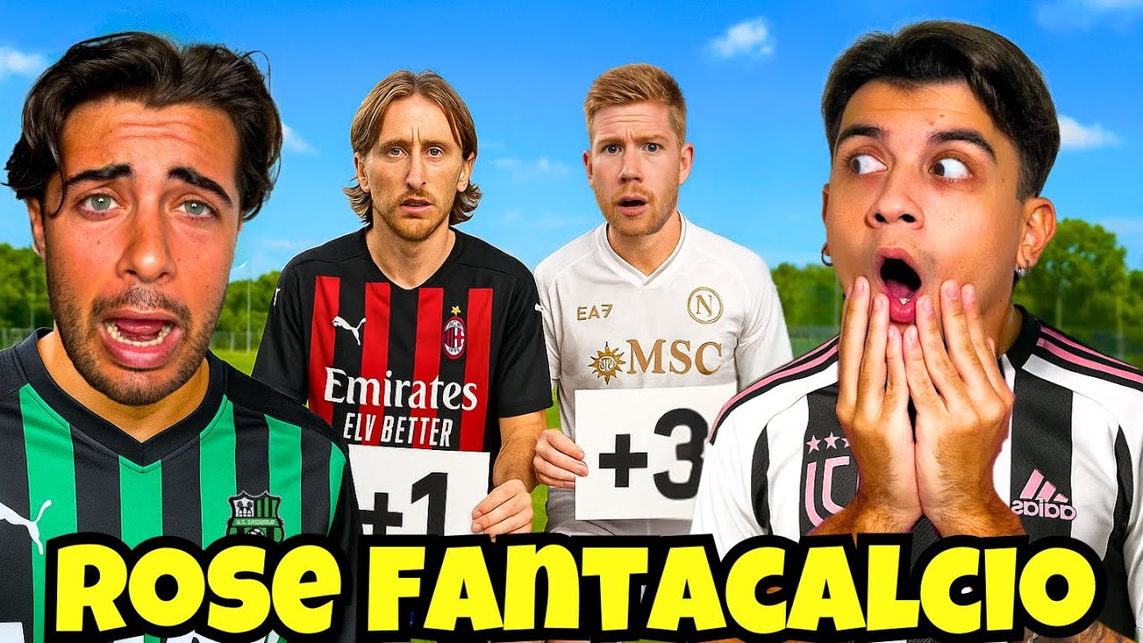 ⚽️ LE nostre SQUADRE al FANTACALCIO 2025/26! 😱🏆
