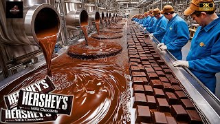 Inside a Hershey’s Chocolate Factory: From Cocoa Farms to Wrapped Chocolate Bars (Full Process)