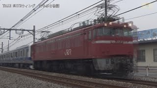 新津配給EF81-134+常磐線E531系3000番台K555編成上尾～宮原間【はやぶさ物語】