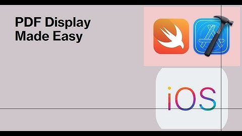 How to display PDF using PDFKit in naitve ISO app