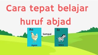 Belajar mengenal huruf abjad A-Z