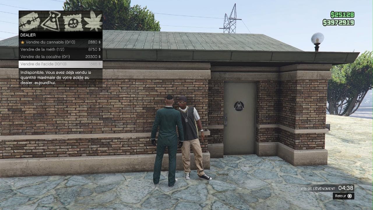 2 emplacement de la vente des stups SUR GTA 5 ONLiNE PS4 PS5