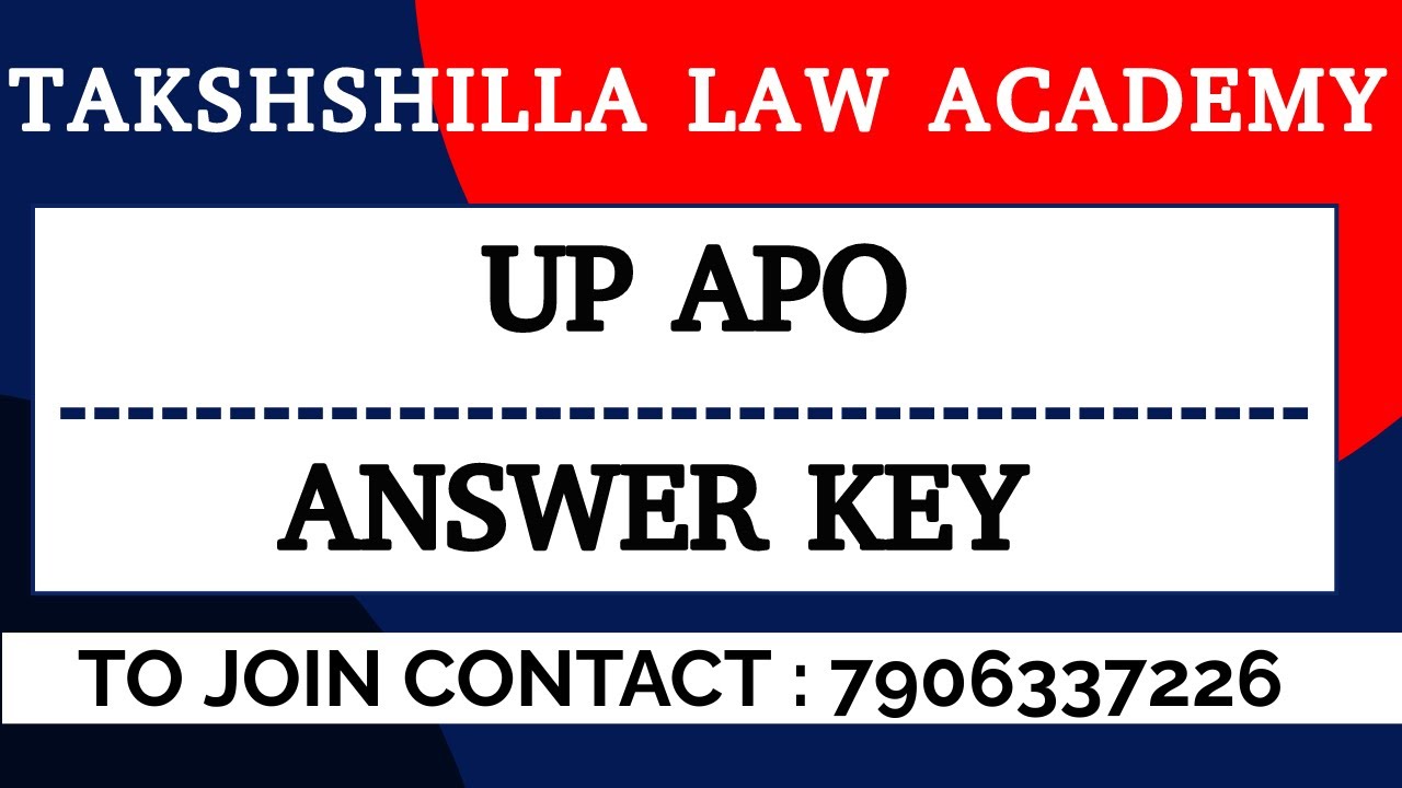 apo answer key 2022 # up apo 2022 I up apo preparation strategy I up