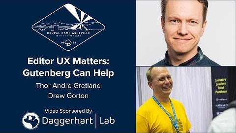 Editor UX Matters: Gutenberg Can Help