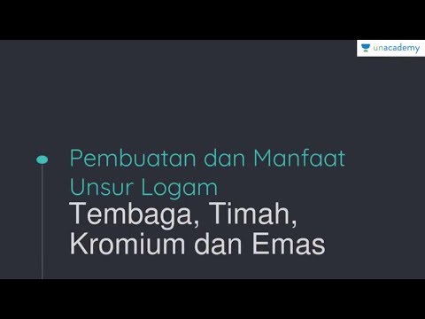 Video: Tembaga Sebagai Unsur Kimia