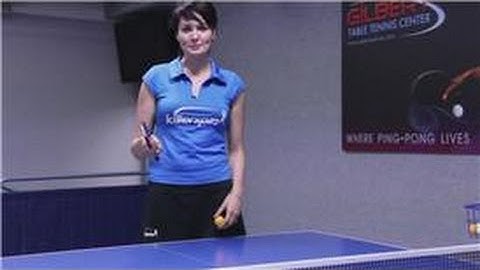 Table Tennis : How to Hold a Table Tennis Racquet