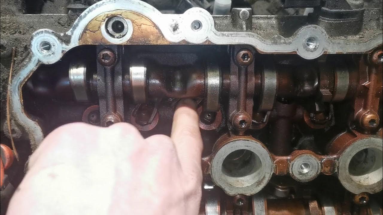 3.2FSI bad timing chain tensioner result YouTube