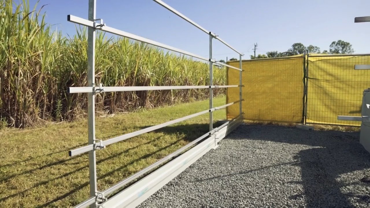 Edge Protection - Rail Wall System - YouTube