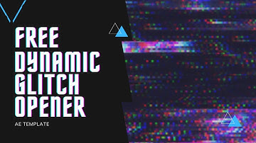 DYNAMIC GLITCH OPENER| After Effects Template #Aftereffects #aftereffectstemplates #lmmotion