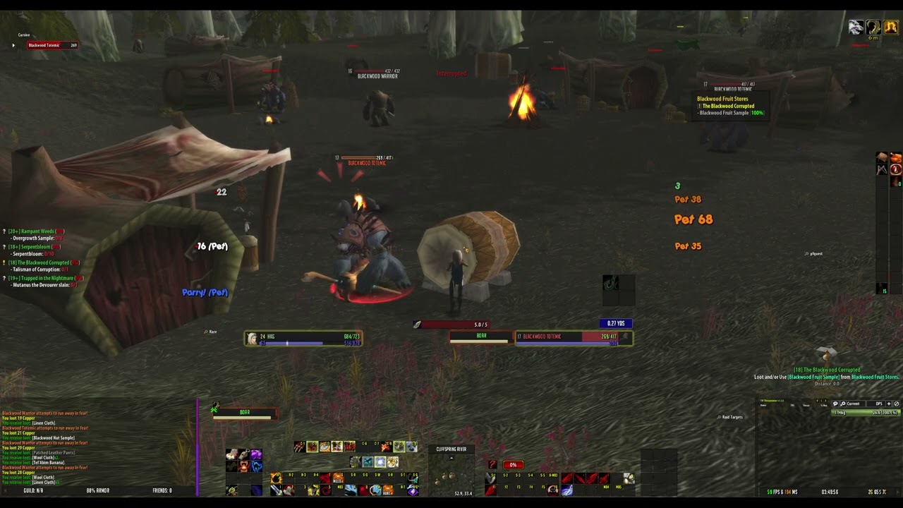 [18] The Blackwood Corrupted | Darkshore (ID: 4763) - Turtle Wow Quest Database