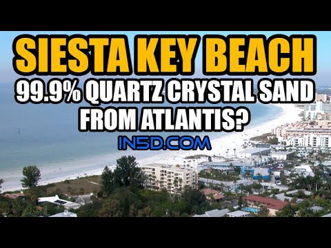 Siesta Key Beach - 99.9% Quartz Crystal Sand from Atlantis?