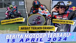 Penyebab Marquez CRASH di GP Amerika 😣 KOPLAK Aksi Salah Motor Rider Moto3 🤣 Vinales Ukir Rekor
