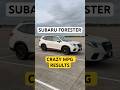 Subaru Forester - Crazy MPG results #subaru #subie #subaruforester