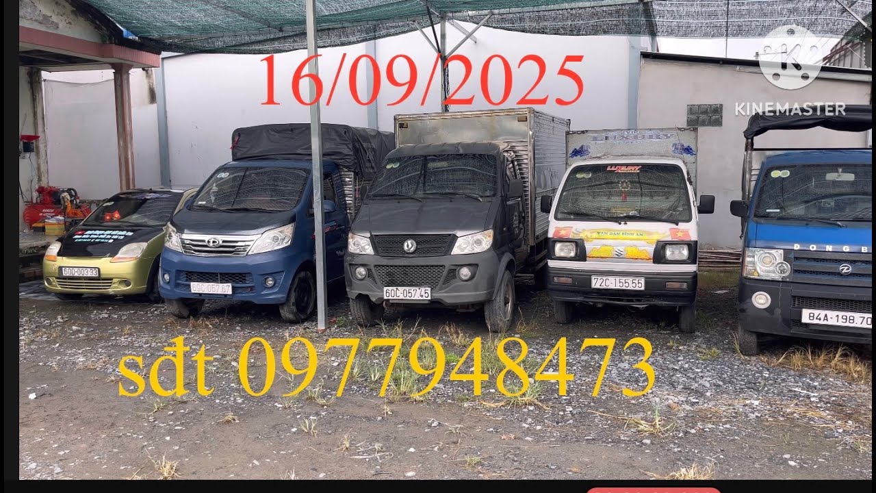 16/09/2025 em được qoay vài xe tải nhỏ phục vụ anh chị em bà con sđt 0977948373 hoặc 0337100245.
