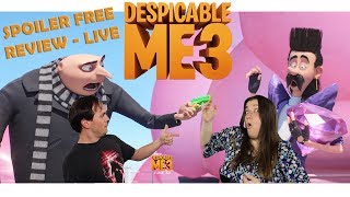 Despicable Me 3 Movie Review SPOILER FREE - LIVE