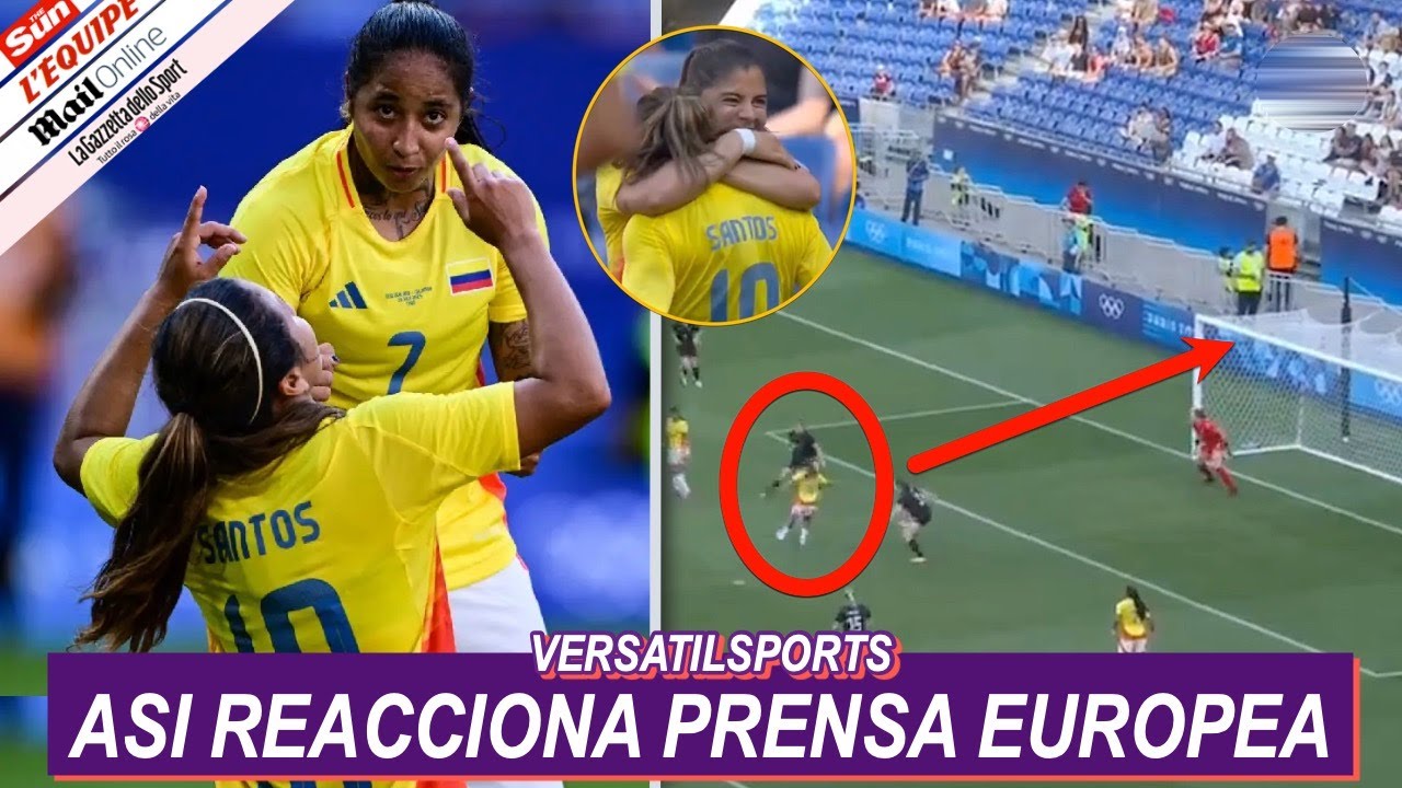 ASI REACCIONA PRENSA EUROPEA a VICTORIA de COLOMBIA vs NUEVA ZELANDA ...
