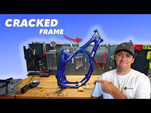 Trying To Save This Busted Motorcycle Frame