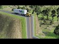 Cars vs Unfinished Road - BeamNG.drive