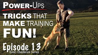 Dog Training Powerups. Tricks That Make Training FUN! Episode 13