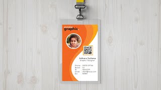 Free ID Card Template Design - Photoshop Tutorial Free ID Card Template Design - Photoshop Tutorial
