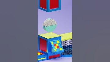 Vrx machine! #satisfying #blender #3d #shorts #machine #artist #art #design #loop #odlysatisfying