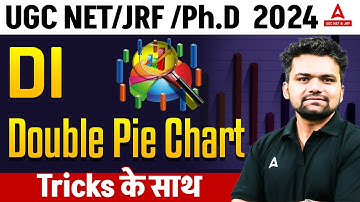 Data Interpretation For UGC NET 2024 | Double Pie Chart For UGC NET By Abhishek Kaushik