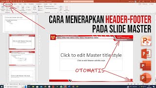 Cara Memasukkan Header Footer pada Slide Master PowerPoint