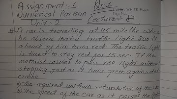 Rectilinear Motion |Lecture: 8|Unit: 2| Applied Mechanics Dynamic |Prashant YT|Civil Engineering|