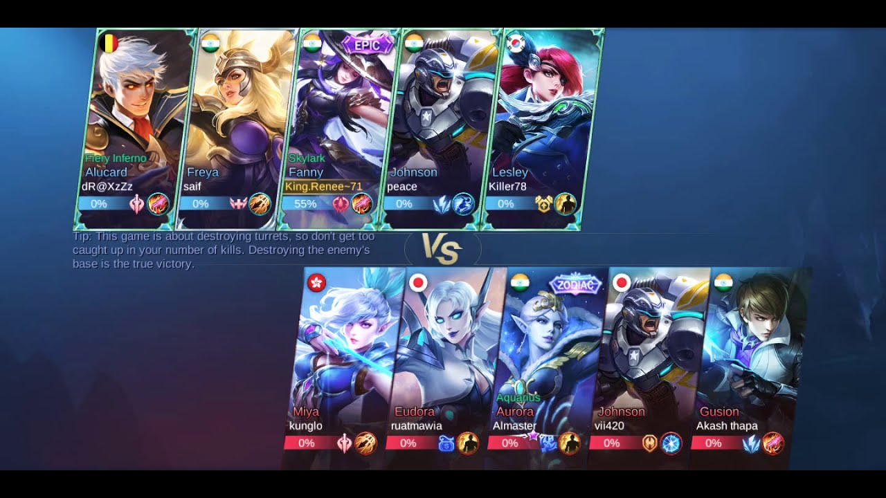 Fanny epic skin gameplay by churachandpur no2 fanny N0ob™Wayboy YouTube