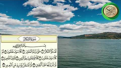 تلاوة بمقام البيات سورة التكاثر (القارئ شكري الكردي)