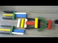 Continuous creativity with colorful mini wooden sticks