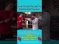 How to defend the Right Hand and Counter using the Jab! #boxing #protips #boxingdrill #defend #howto