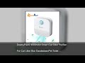 DownyPaws 4000mAh Smart Cat Odor Purifier For Cat Litter Box Deodorizer Pet Toilet Air Purifier