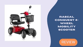 Full Rascal Conquest 4-Wheel Mobility Scooter Review – Heavy-Duty Outdoor Ride Update