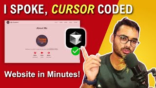 Cursor AI: Vibe coding a Pro-Level Website in Minutes. #cursorai #vibecoding #codingwithai #aiviral