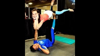 Folded Leaf - Beginners AcroYoga Tutorial