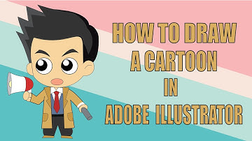 How to draw a Cartoon Character in Adobe Illustrator Drawing Tutorial Step by Step