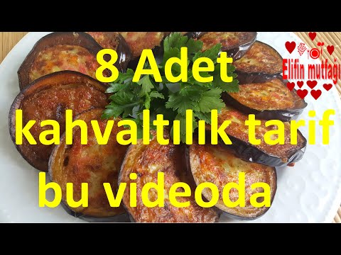 8 ADET KAHVALTILIK TARİF TEK VİDEODA