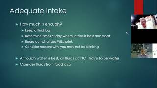 Nutrition Lecture - Hydration