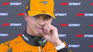 Lando Norris Post Sprint Qualifying Interview Chinese Gp