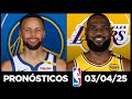 🔥PRONÓSTICOS DE LA NBA PARA HOY 03 DE ABRIL | PICKS GRATIS🔥