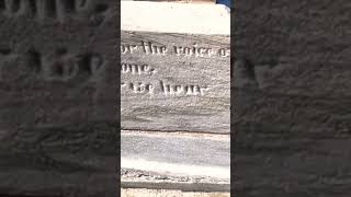 Tombstone from 1916.