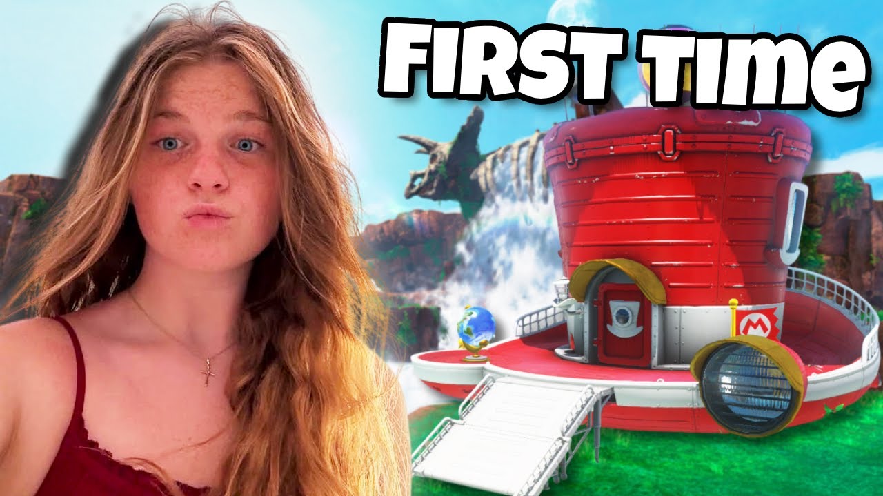 I Taught My GIRLFRIEND How to Play Mario Odyssey 