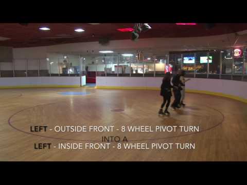 LEFT   OUTSIDE FRONT  8 WHEEL INTO A LEFT  OUTSIDE FRONT 8 WHEEL PIVOT TURN