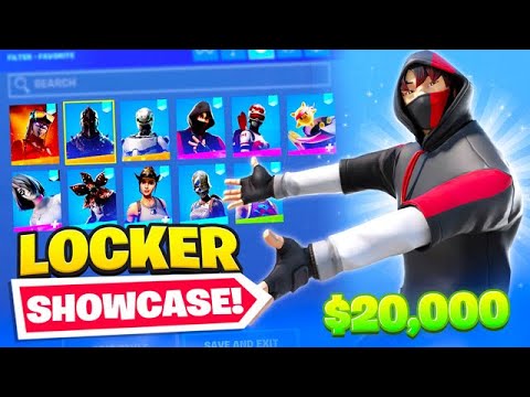 MOST STACKED RARE ACCOUNT LOCKER SHOWCASE ($20,000+) - YouTube