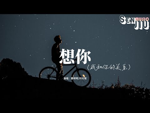 董唧唧/何村猪 - 想你（我和你的关系）『我和你的关系 问你是否愿意，隔着遥远距离 我为你着迷。』【動態歌詞Lyrics】2024 熱門歌曲 |2024 新歌推送 |抖音十大熱門歌曲