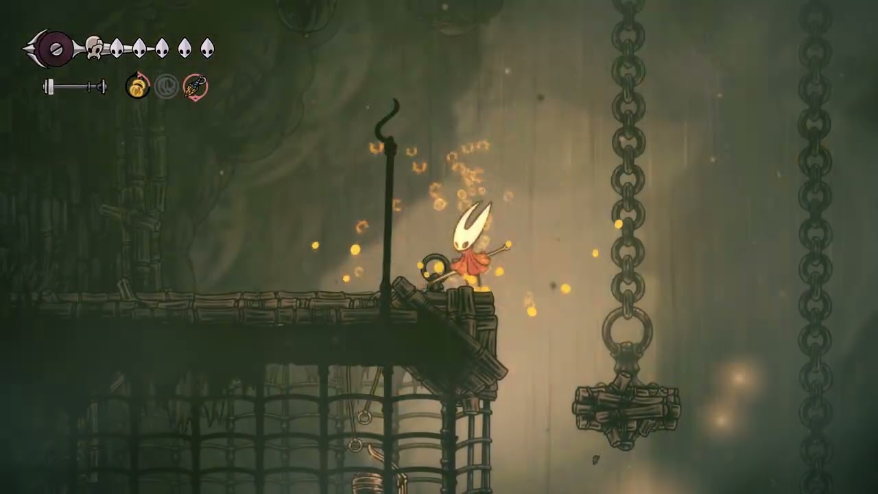 You can throw an empty flea brew flask [Hollow Knight: Silksong]