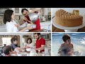 Arnak and Lousin Bake Spongecake - Heghineh Cooking Show