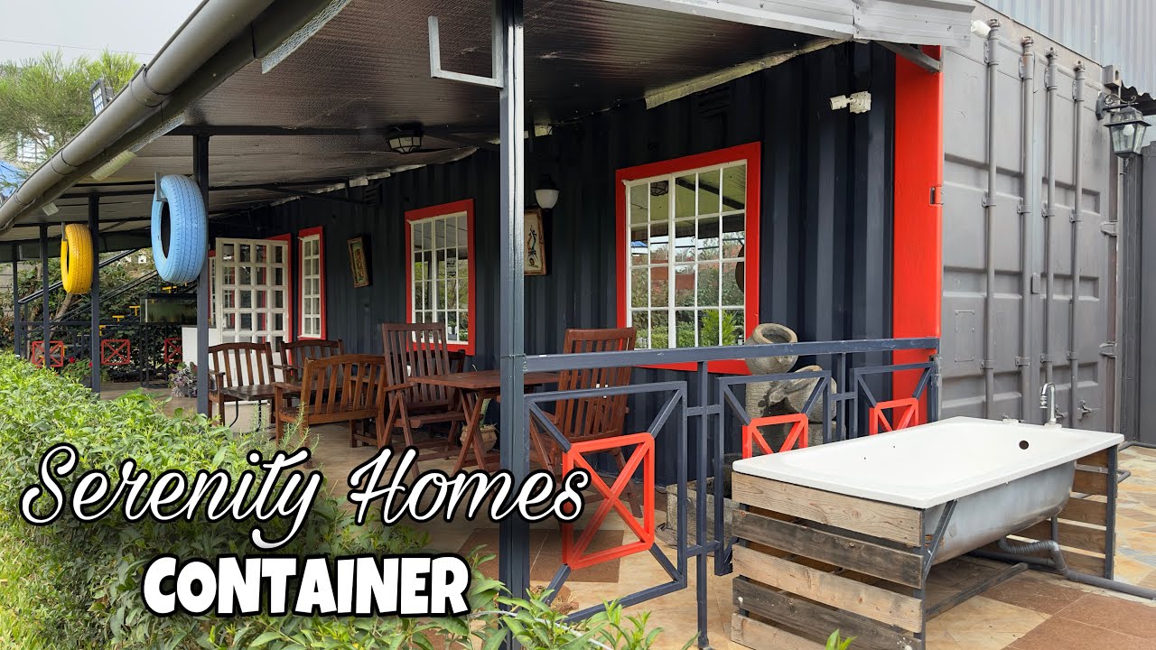 Он построил дом из контейнеров, не имея никакого опыта.